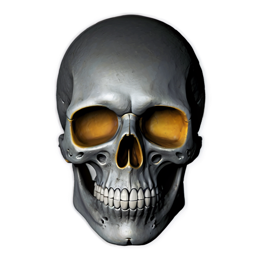 Minimalist Skull Icon Png A