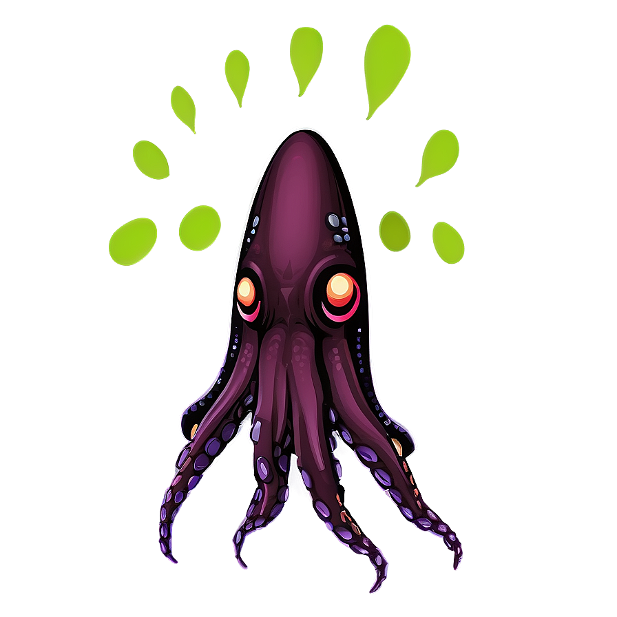 Minimalist Squid Logo Png Ppp