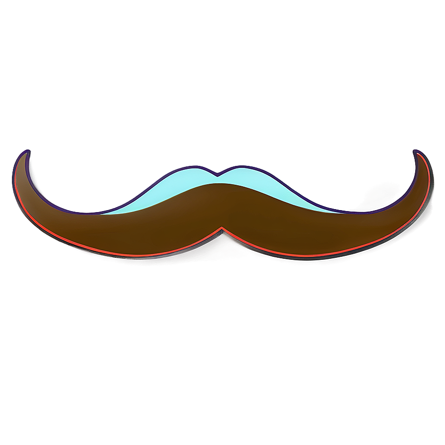 Minimalist Thin Mustache Png 51