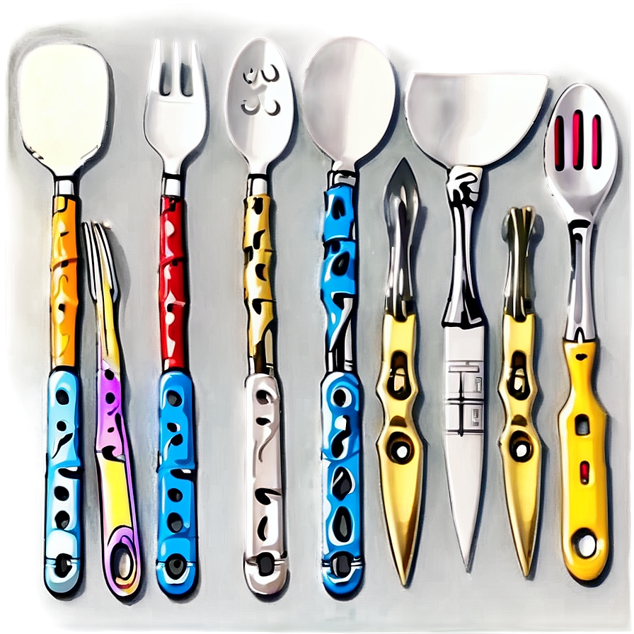 Minimalist Utensils Collection Png Uqk51