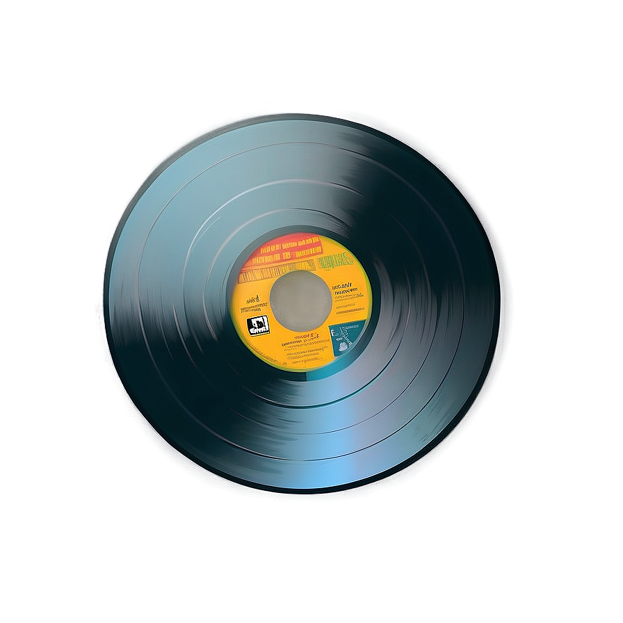 Minimalist Vinyl Record Design Png Sqd75