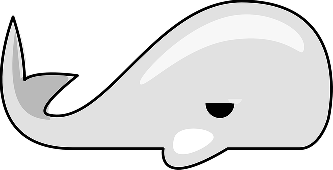 Minimalist Whale Graphic
