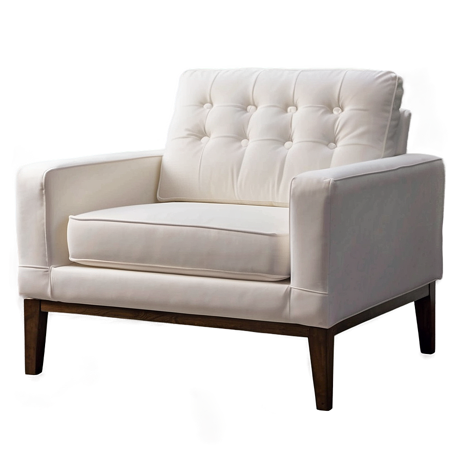 Minimalist White Armchair Png Nbj54