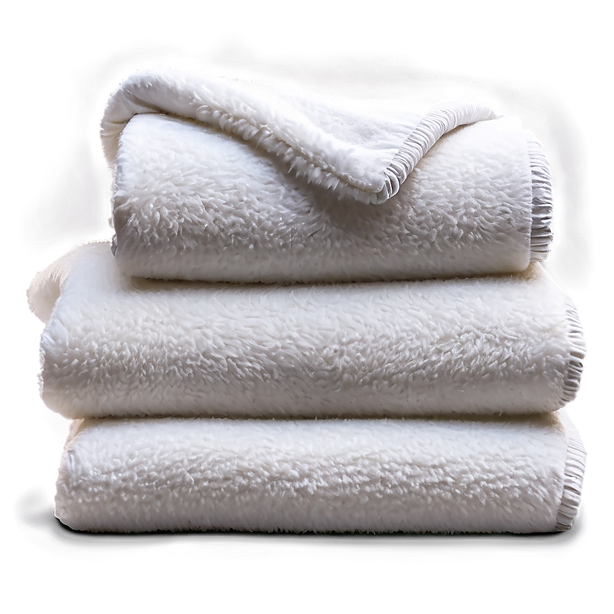 Minimalist White Blanket Png 06282024