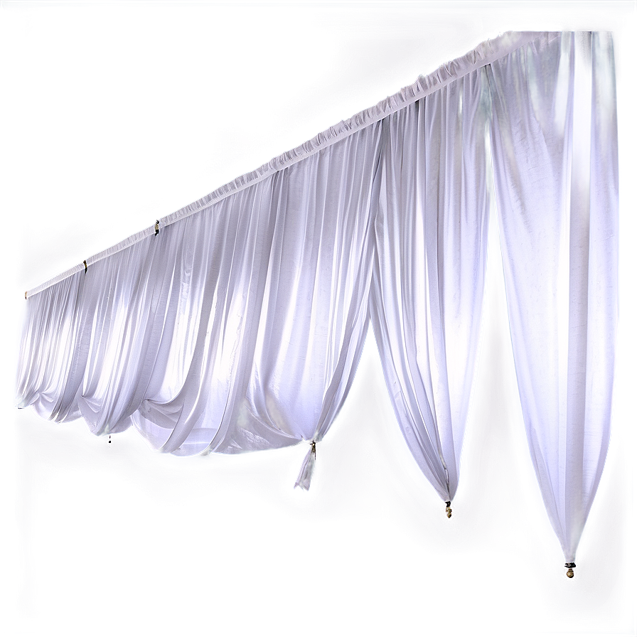 Minimalist White Curtain Png 05252024