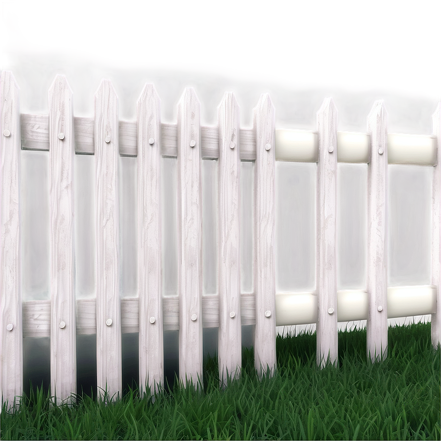 Minimalist White Fence Idea Png 88