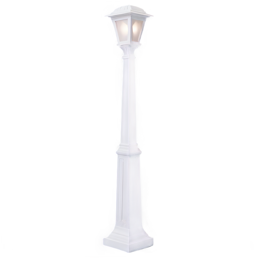 Minimalist White Light Post Png 11