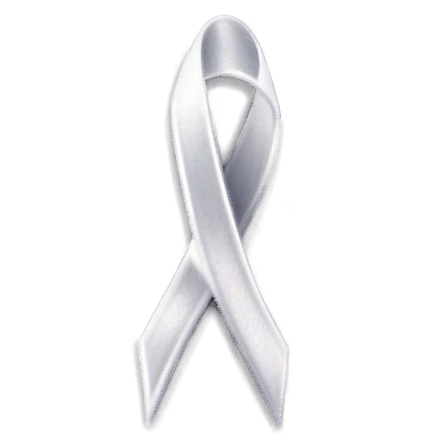 Minimalist White Ribbon Png 06122024