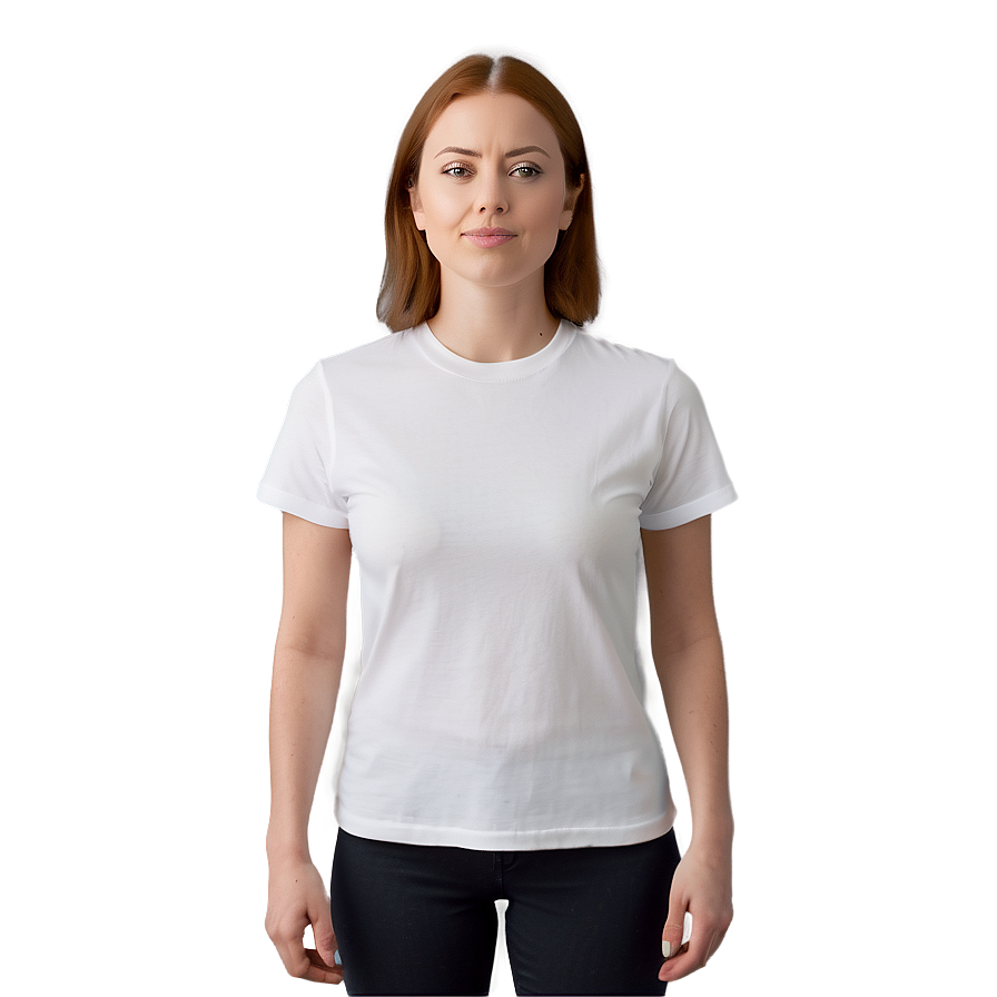 Minimalist White T-shirt Art Png 34