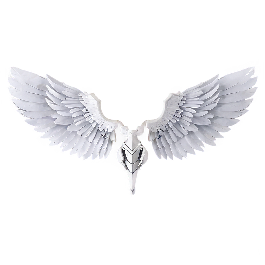 Minimalist White Wings Png Oud