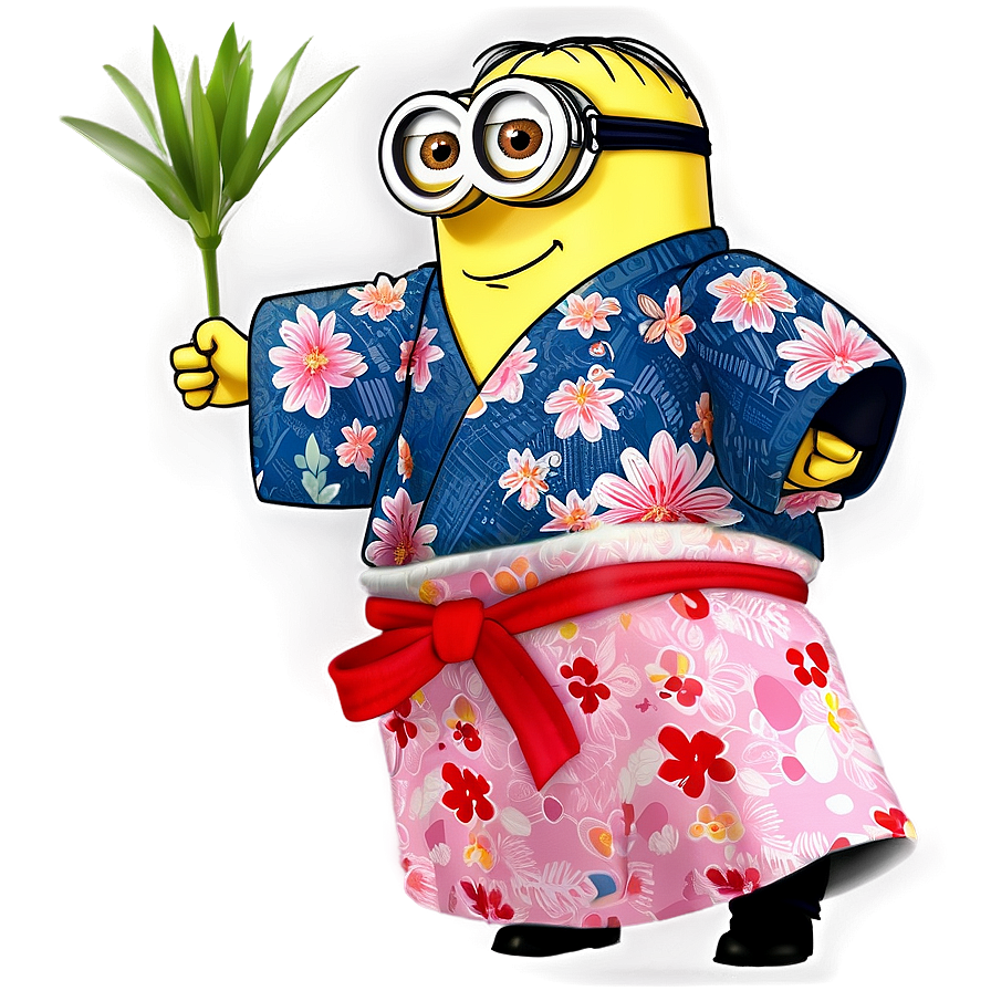 Minion In Kimono Png 18