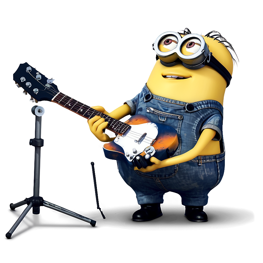 Minion With Guitar Png Deb