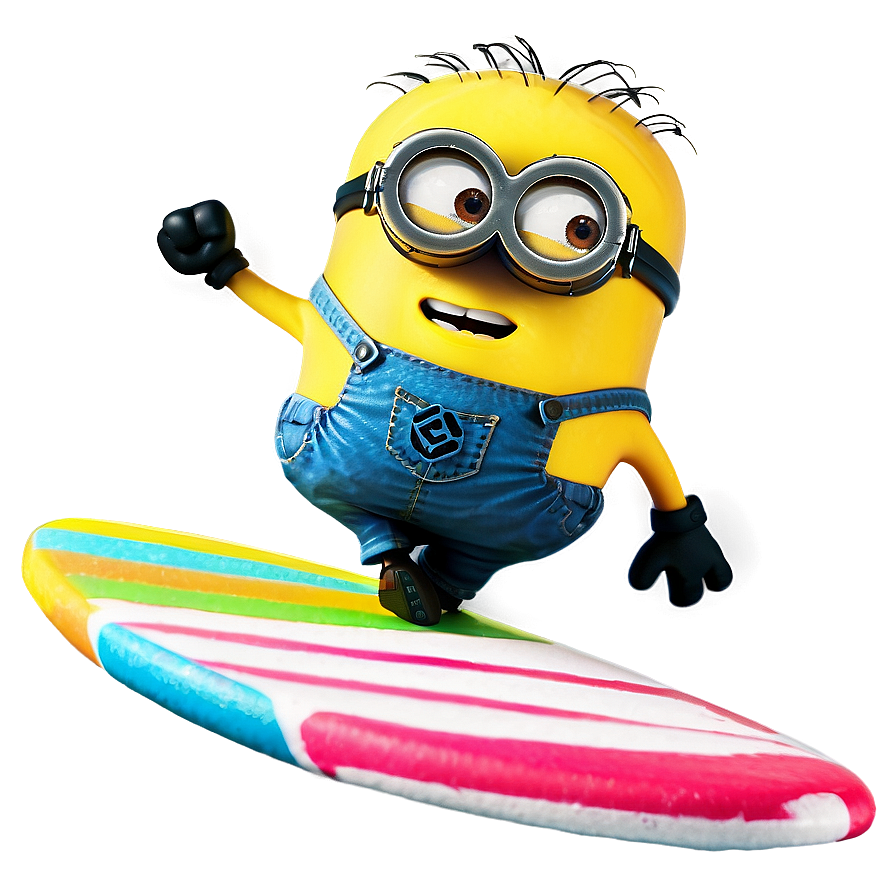 Minion With Surfboard Png Byf17