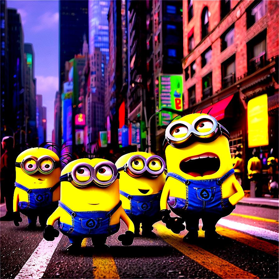 Minions In New York Png Ajw59