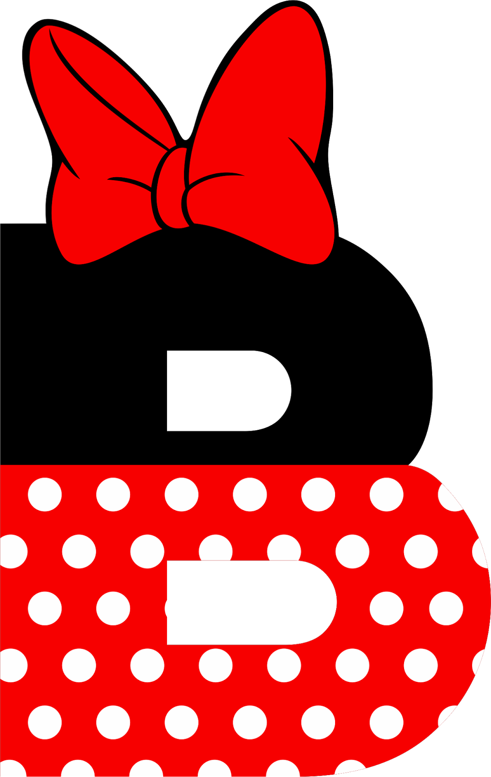 Minnie Mouse Bowand Polka Dots