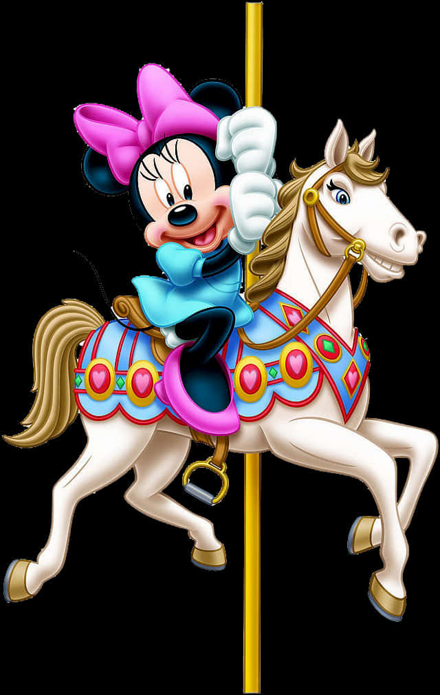 Minnie Mouse Carousel Ride