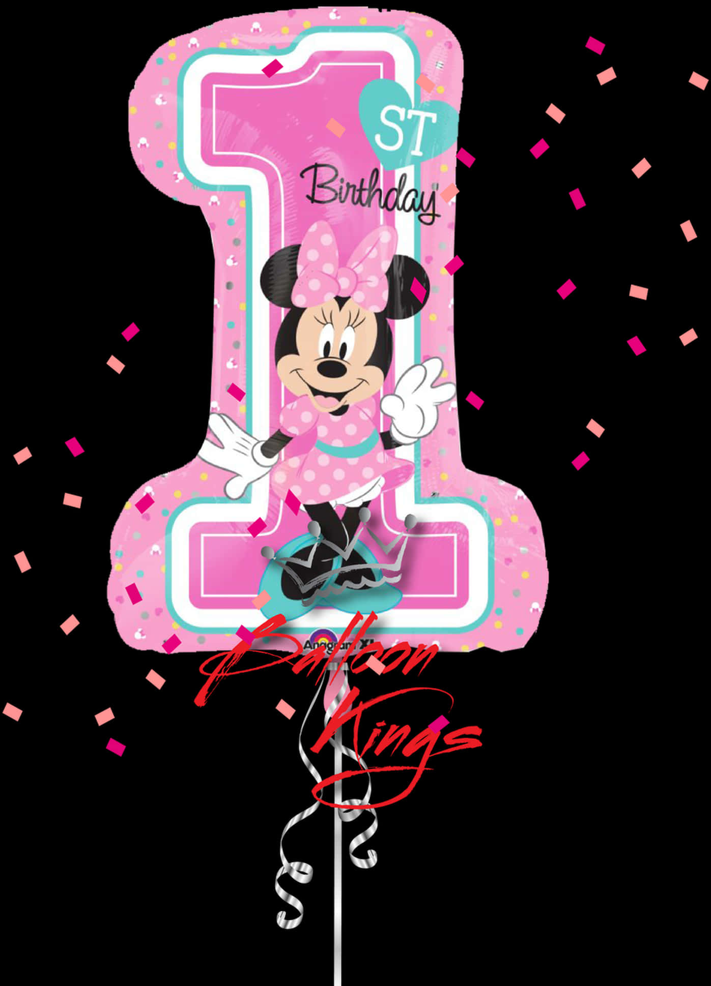 Minnie Mouse First Birthday Balloon