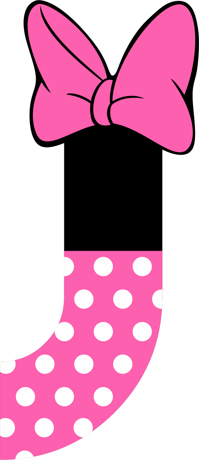 Minnie Mouse Inspired Pink Bow