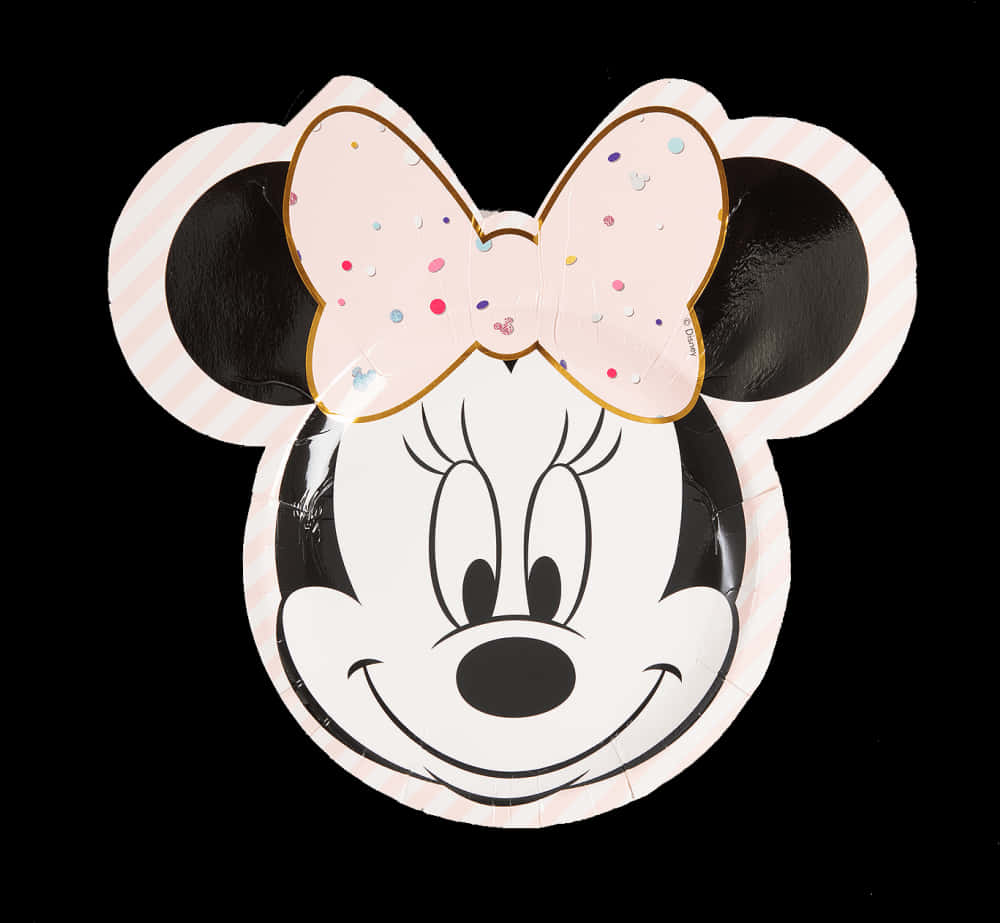 Minnie Mouse Paper Plate Design