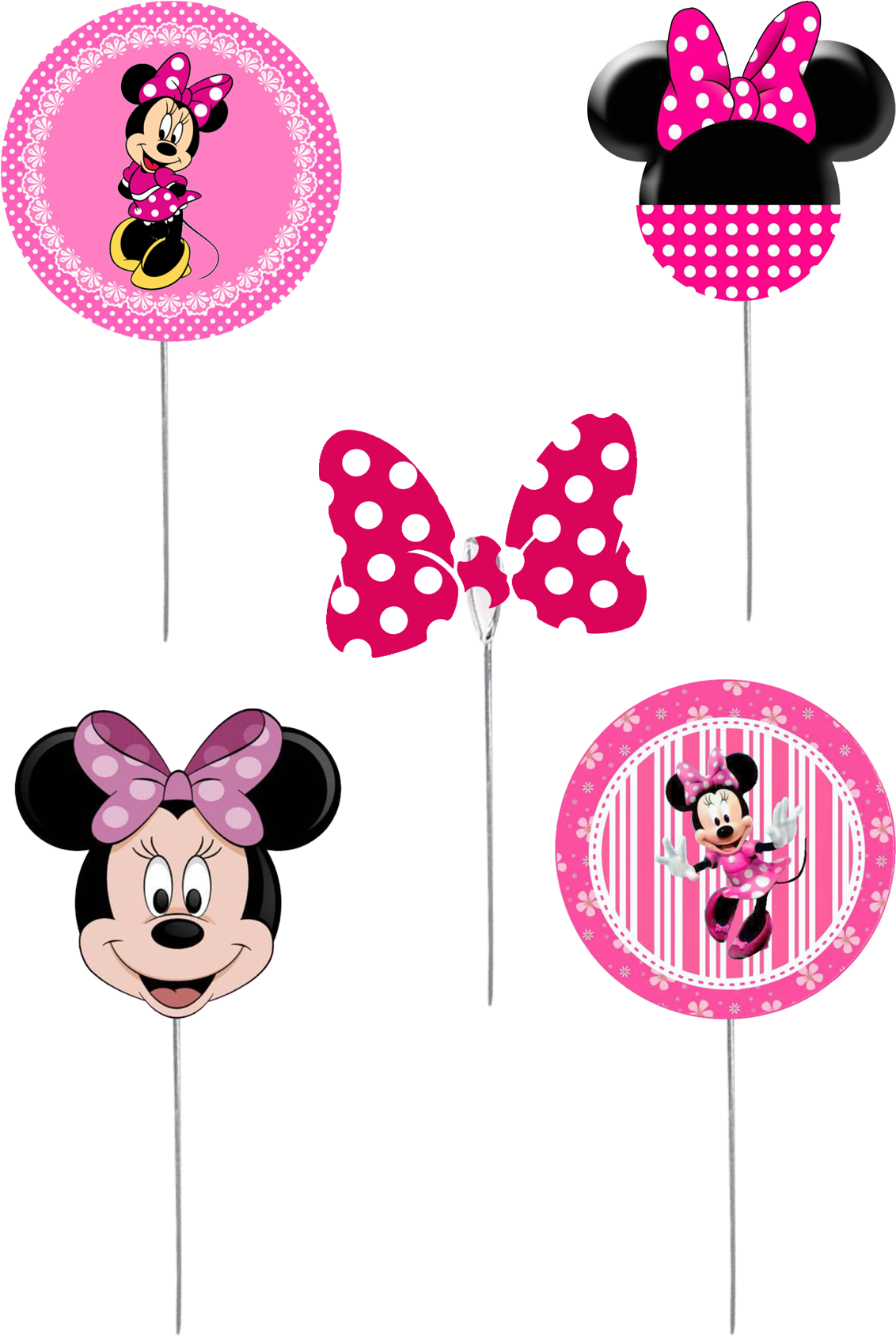 Minnie Mouse Pink Balloons