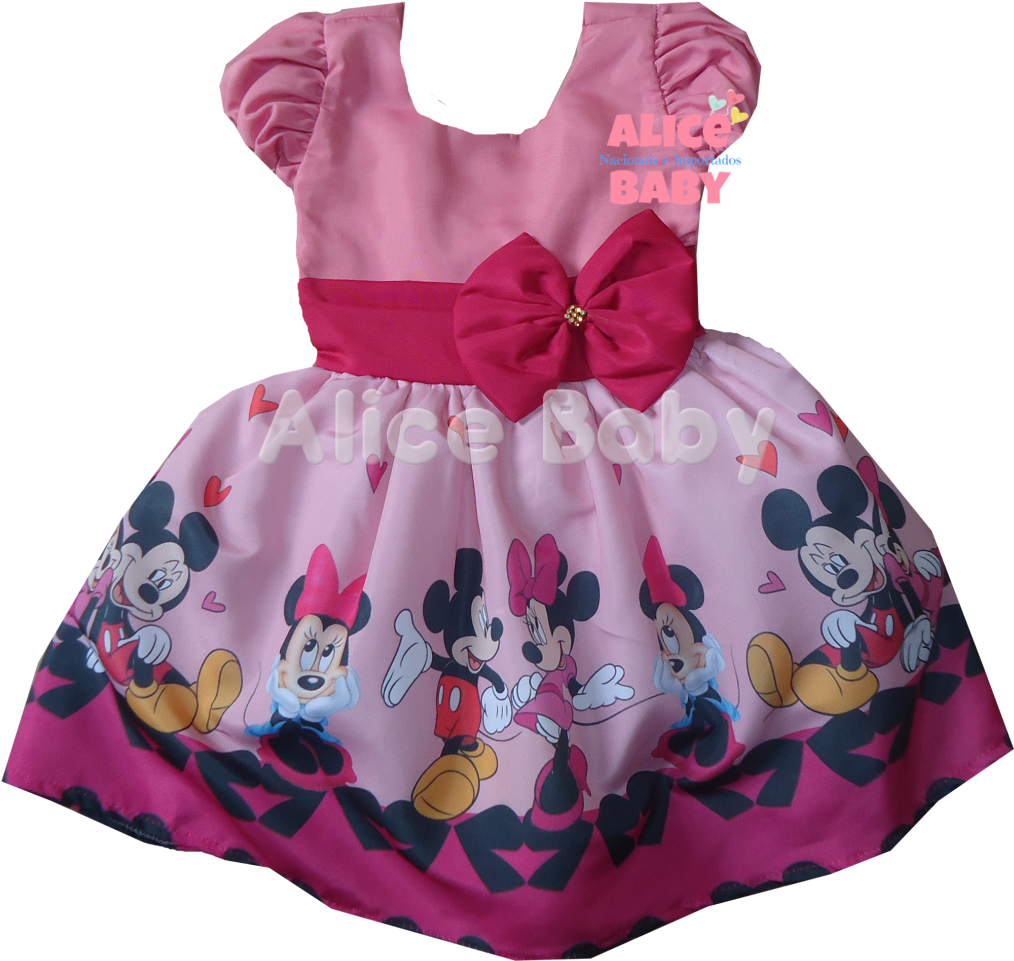 Minnie Mouse Pink Dressfor Baby