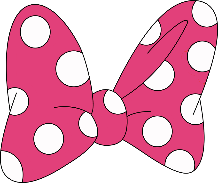 Minnie Mouse Pink Polka Dot Bow