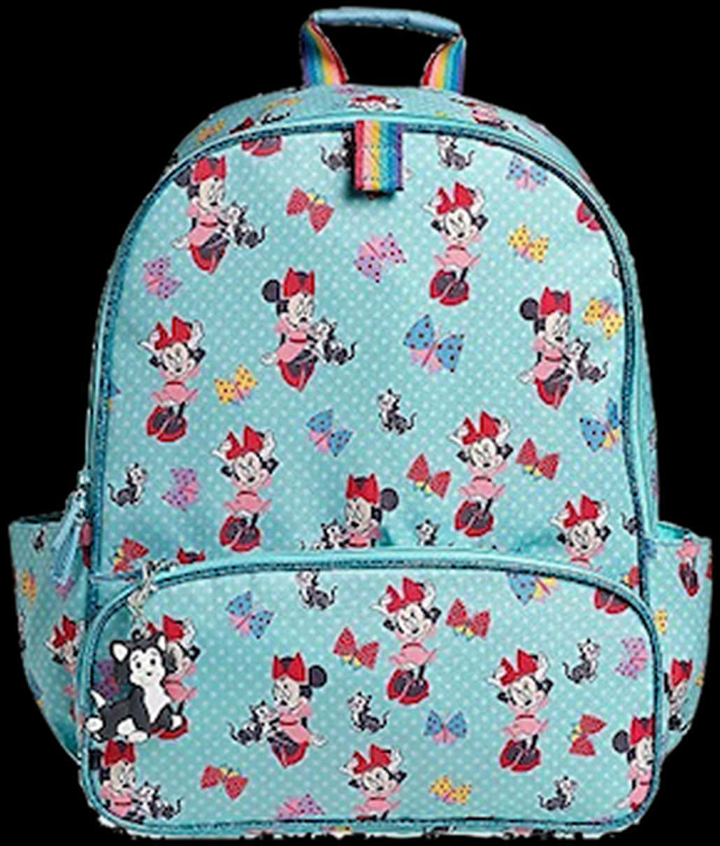 Minnie Mouse Print Backpack
