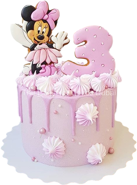 Minnie Mouse Third Birthday Cake
