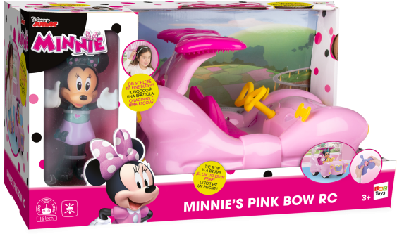 Minnie Pink Bow R C Toy Packaging