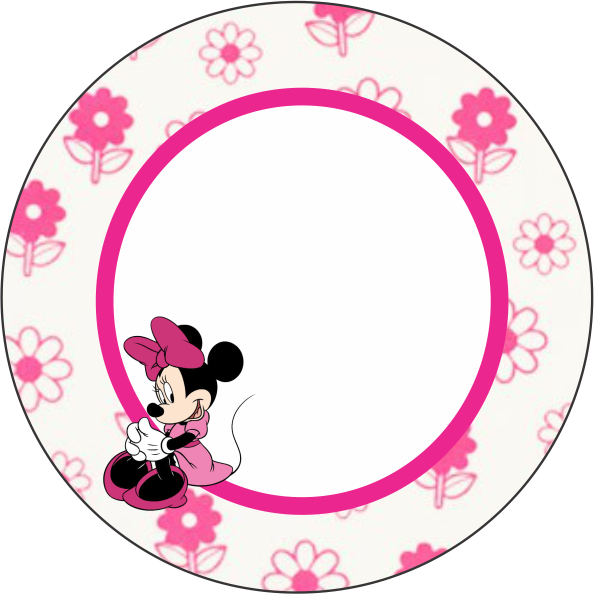 Minnie Rosa Floral Frame