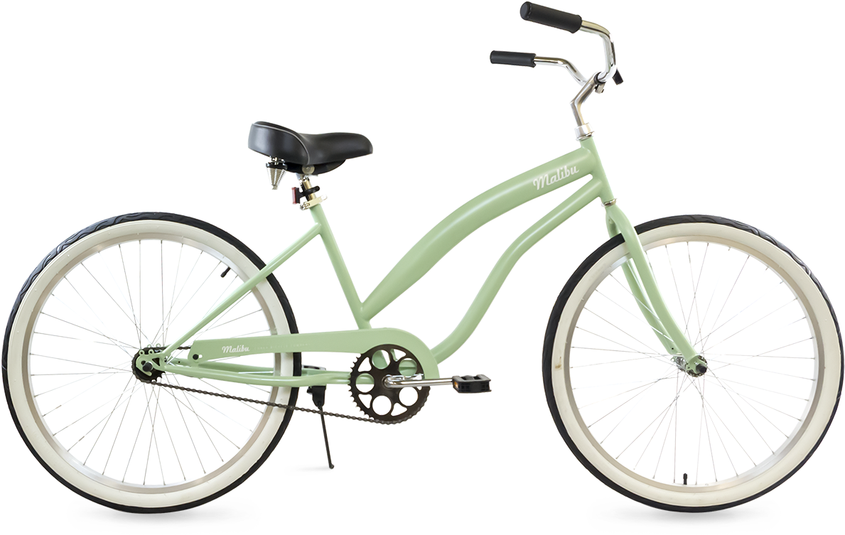 Mint Green Beach Cruiser Bicycle