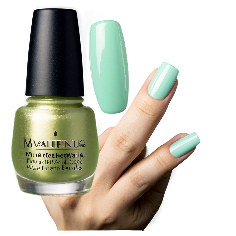 Mint Green Nail Polish Png 67