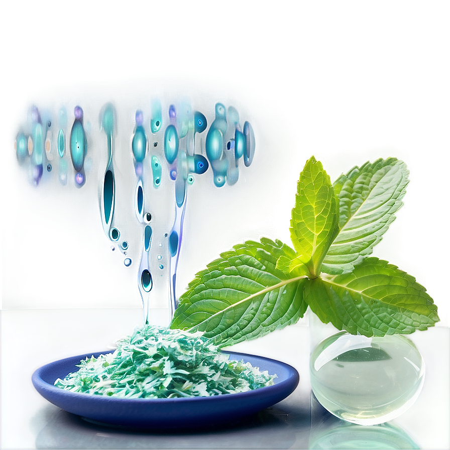 Mint Leaves Infusion Png 4