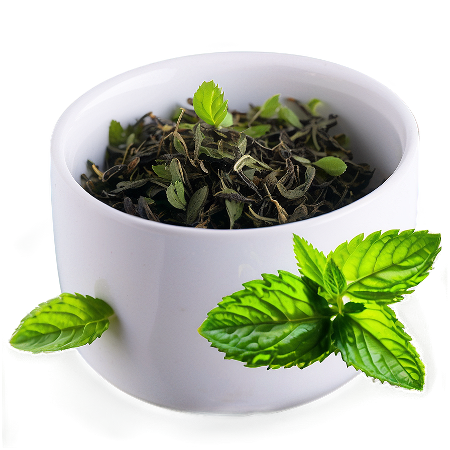 Mint Leaves Tea Png Nko