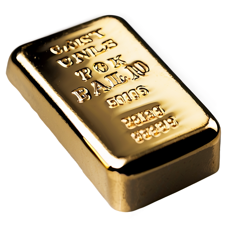 Minted Gold Bullion Png Bgr