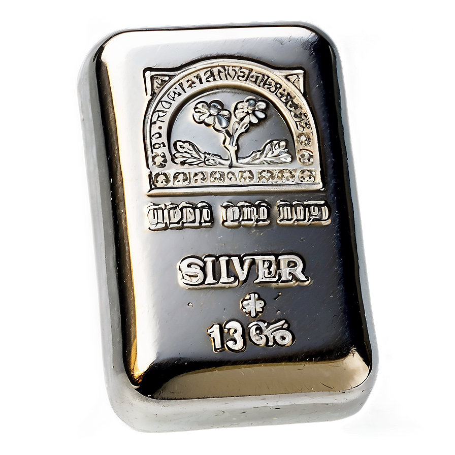 Minted Silver Bar Png 16