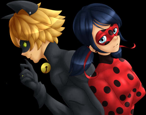 Miraculous Ladybugand Cat Noir Animated Characters