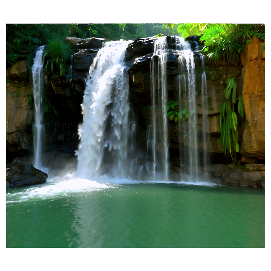 Mirage Of A Waterfall Png 06252024