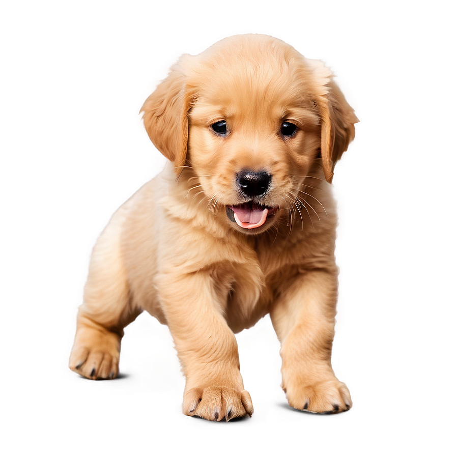 Mischievous Golden Retriever Puppy Png 3