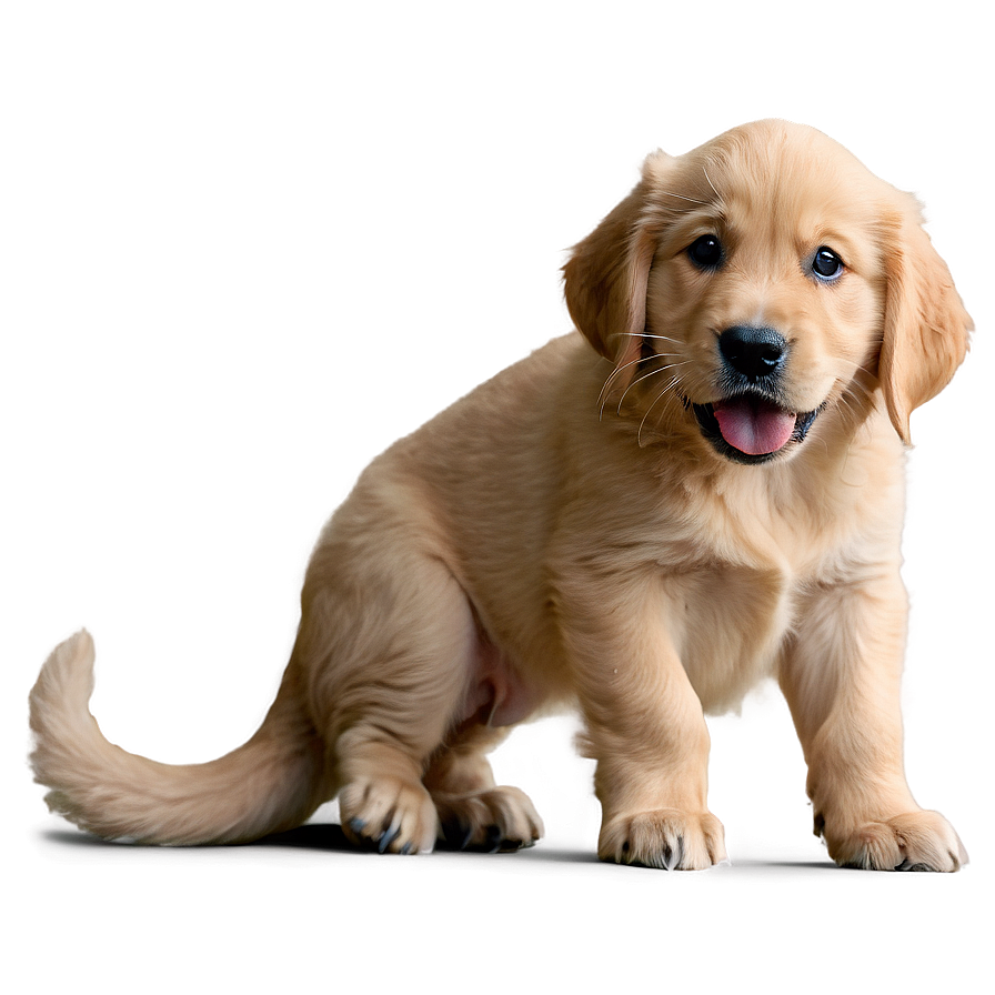 Mischievous Golden Retriever Puppy Png Kxb