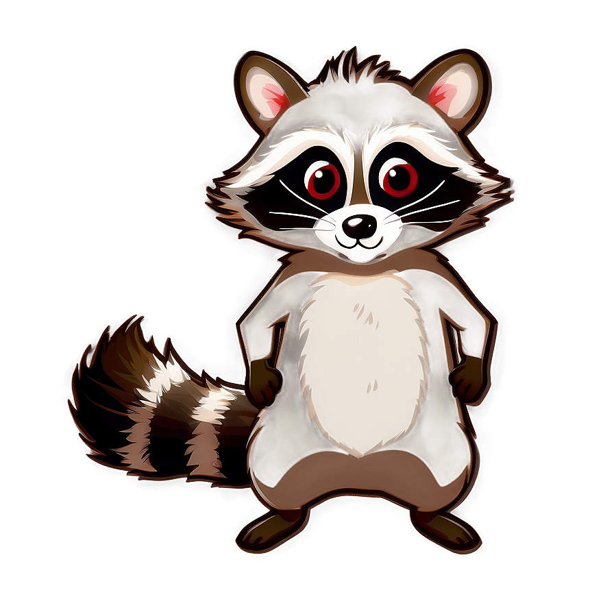 Mischievous Raccoon Art Png 52