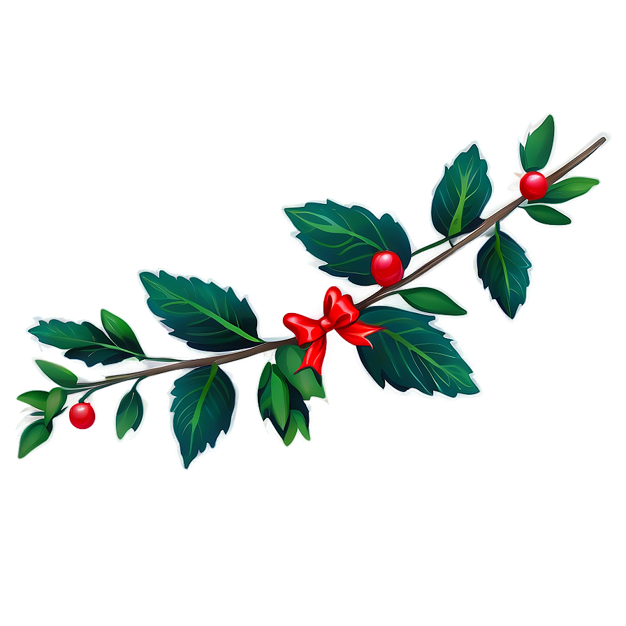 Mistletoe Garland Png 05242024