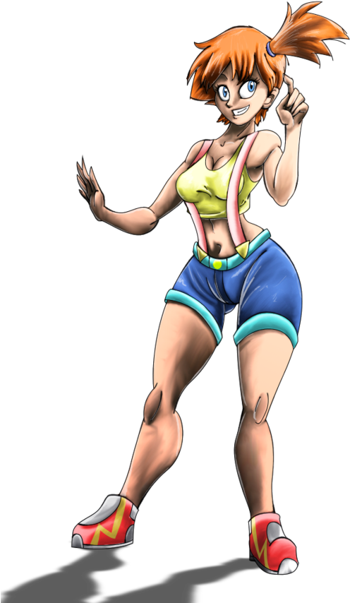 Misty Pokemon Animated Character Pose