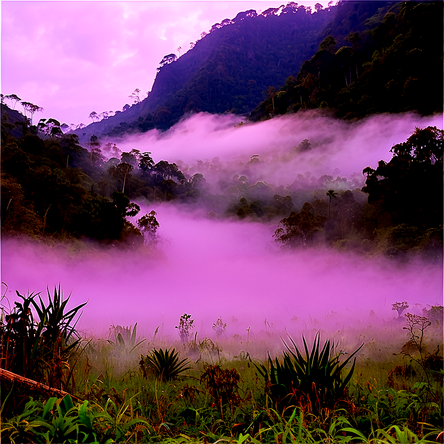 Misty Valley Hike Png Gyu