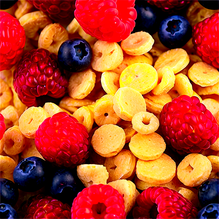 Mixed Berries Cereal Png Hsv54