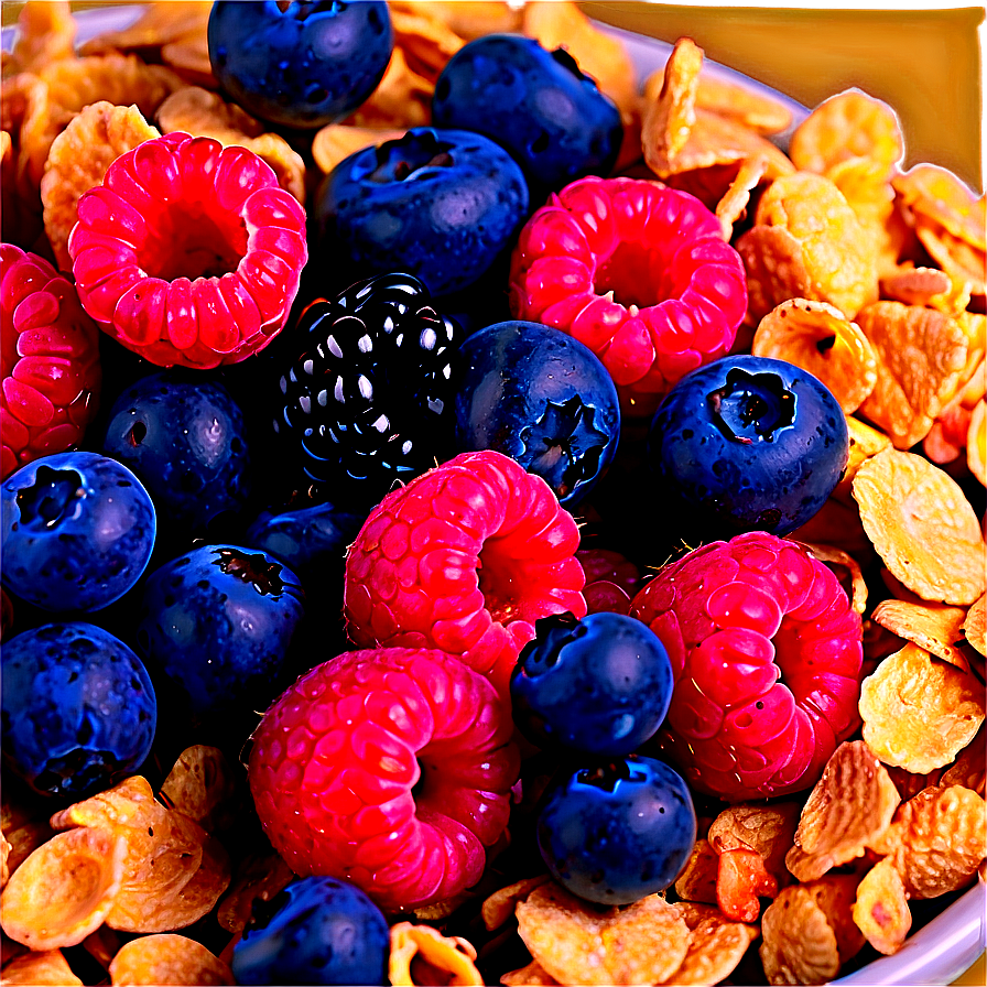 Mixed Berries Cereal Png Nhu34