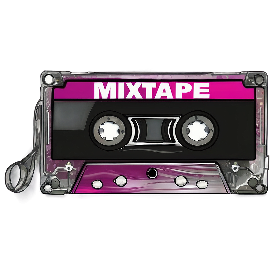 Mixtape Cassette Design Png Nrp44