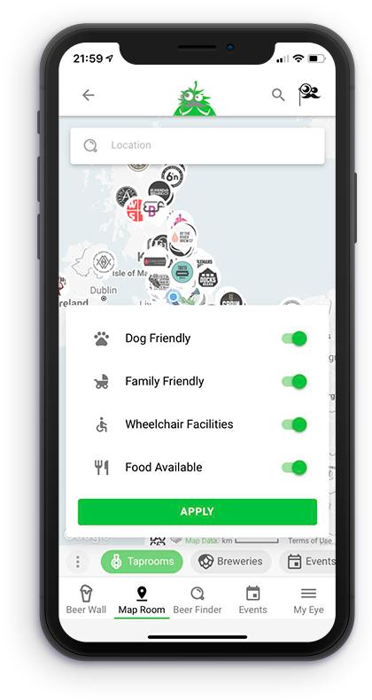 Mobile App Map Interface Reptile Icon