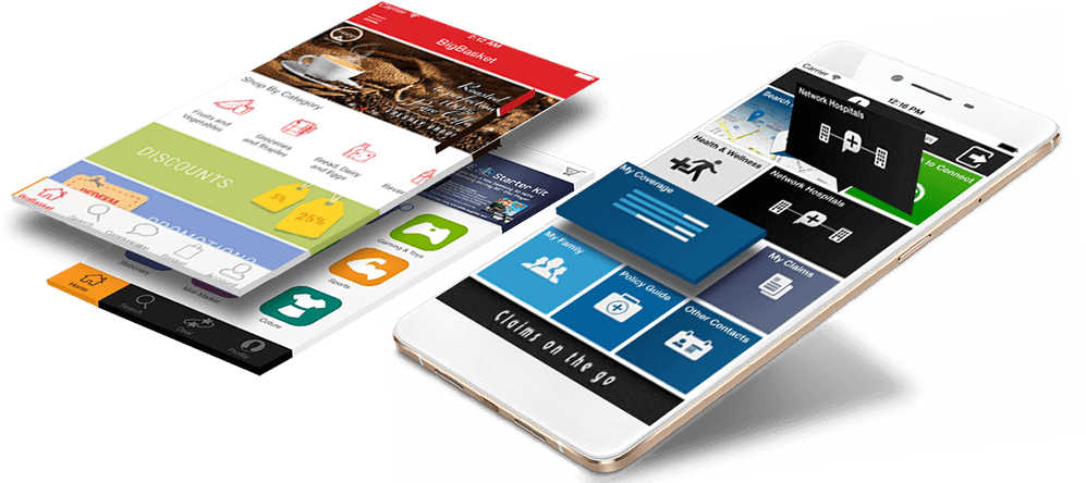 Mobile Apps Display Concept