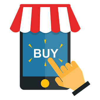 Mobile Online Shopping Concept